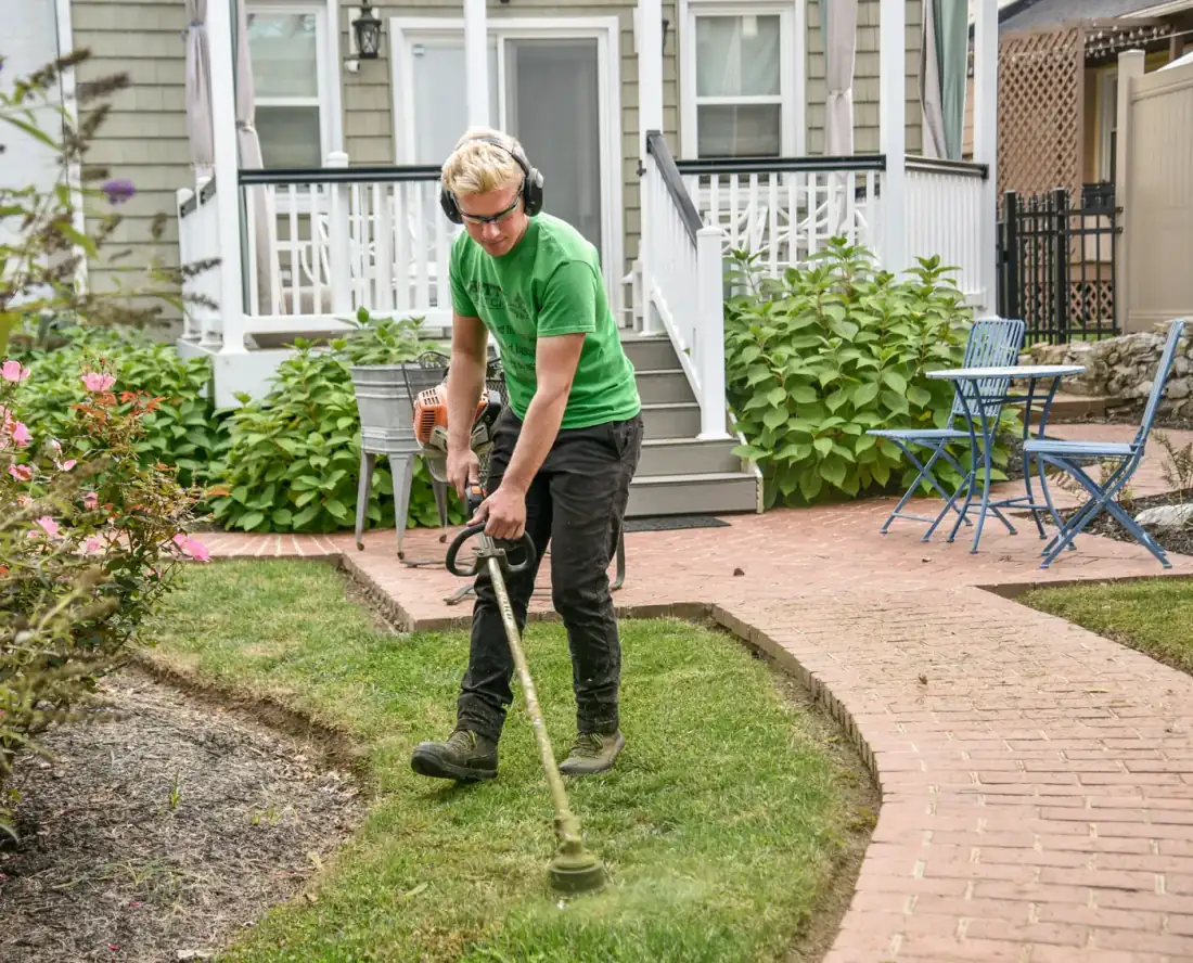 Landscaping work